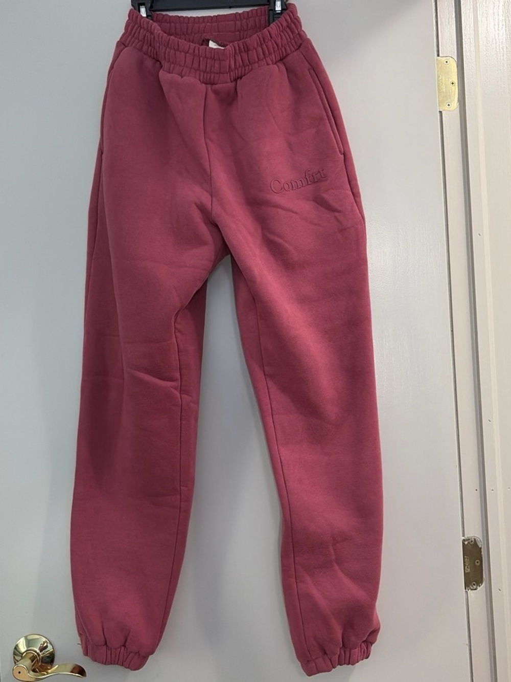 Comfort Fleece Joggers in Dusty Rose